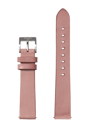 16mm Veg Tanned Leather Band - Dusty Rose