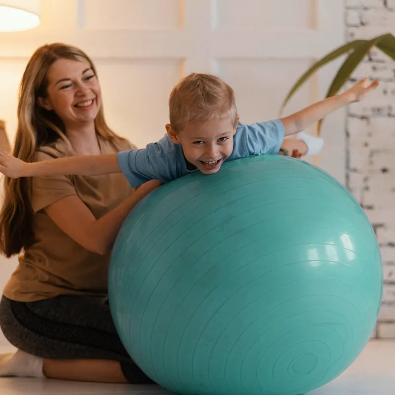 55cm Balance Ball Weighted Seat Green