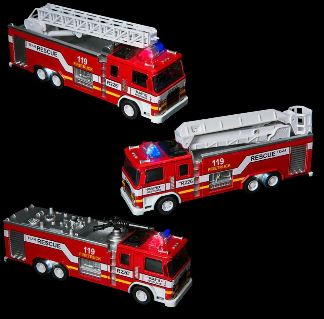 7" Light and Sound Fire Engine