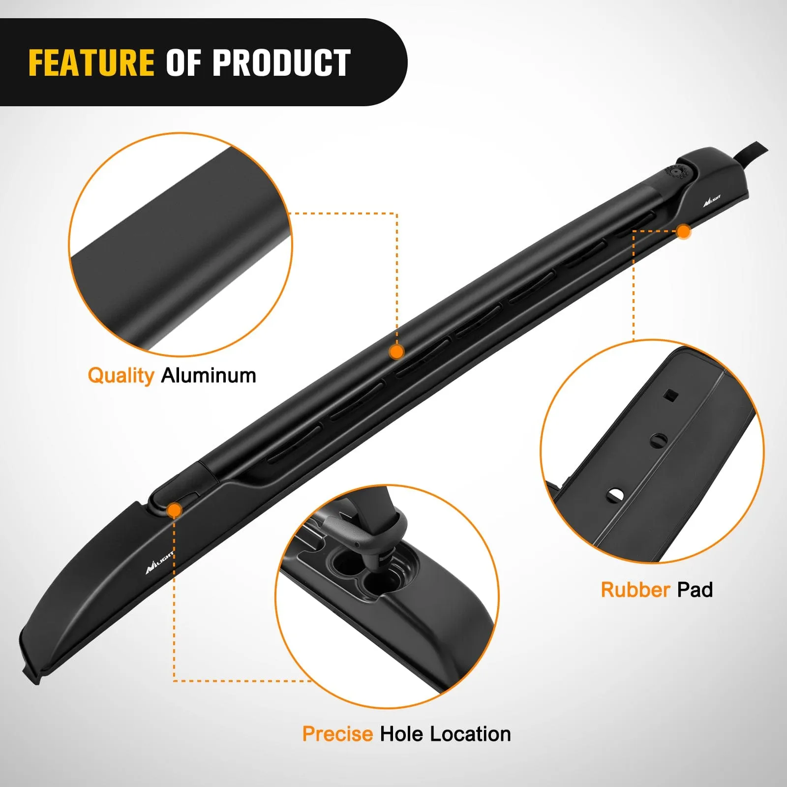 Aluminum Roof Rack Cross Bars Fit for Toyota Tacoma Double Cab 2005-2023