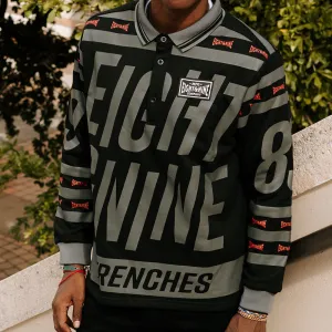 Bars Rugby Shirt Black
