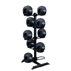 Dual Grip Med Ball Package w/ Rack
