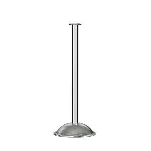 Flat Top Post and Rope Stanchion with Dome Base - Montour Line CDLine