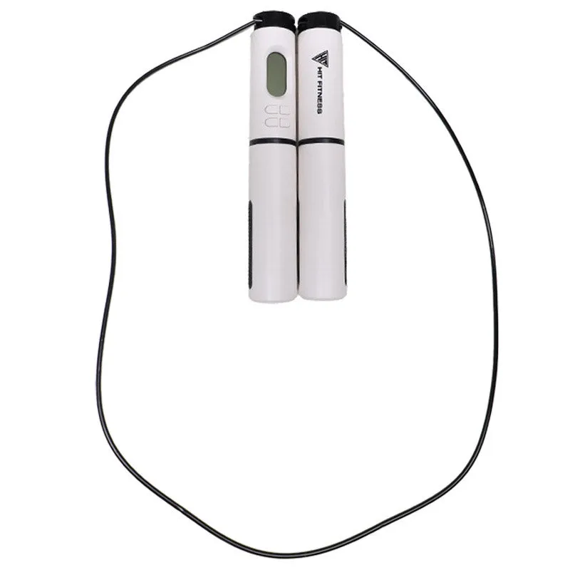 Hit Fitness Digital Calorie-Burning Skipping Rope with LCD Counter – Adjustable & Lightweight for Total Body Workouts