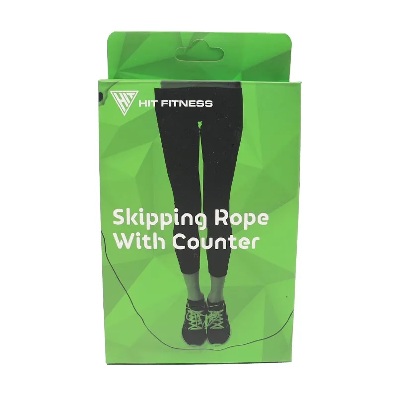 Hit Fitness Digital Calorie-Burning Skipping Rope with LCD Counter – Adjustable & Lightweight for Total Body Workouts