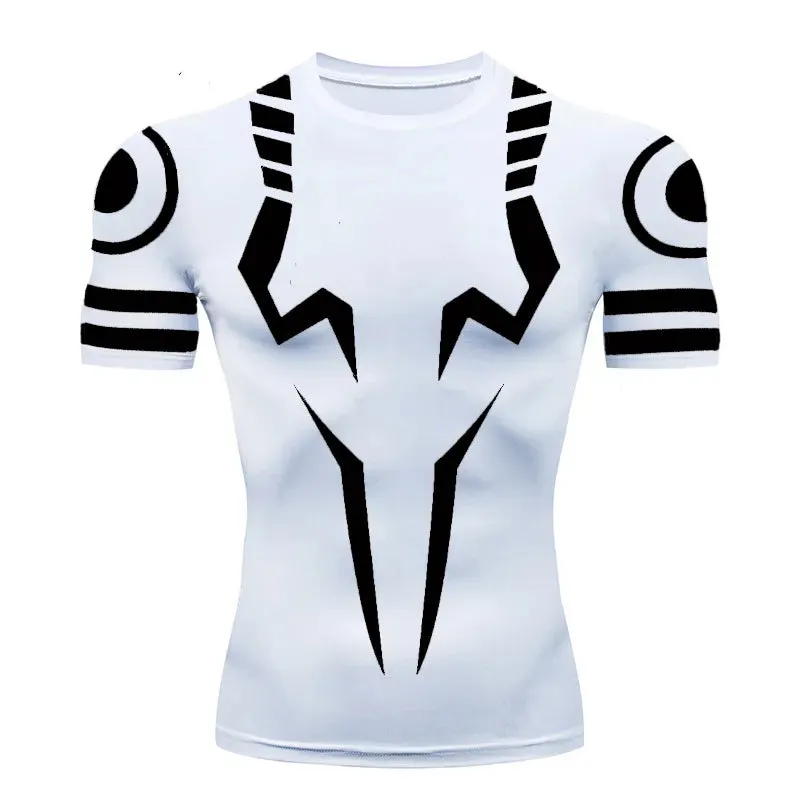 Jujutsu Kaisen 'Yuji' Short Sleeve Compression Rashguard