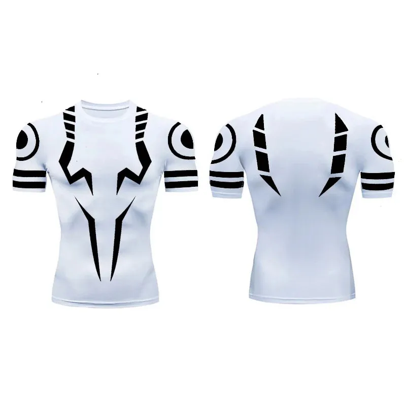 Jujutsu Kaisen 'Yuji' Short Sleeve Compression Rashguard