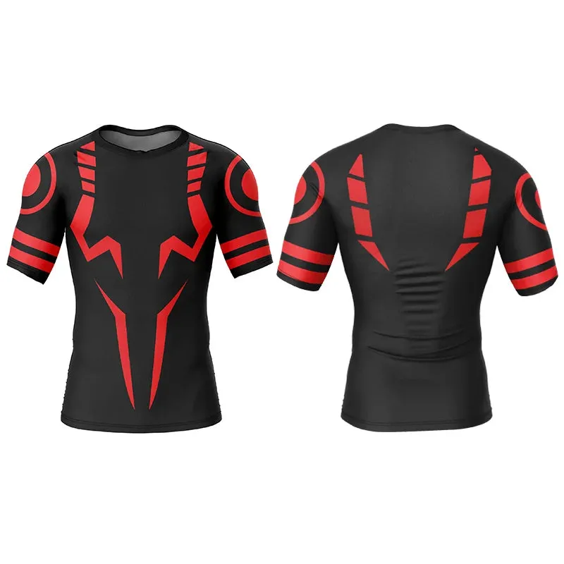 Jujutsu Kaisen 'Yuji' Short Sleeve Compression Rashguard