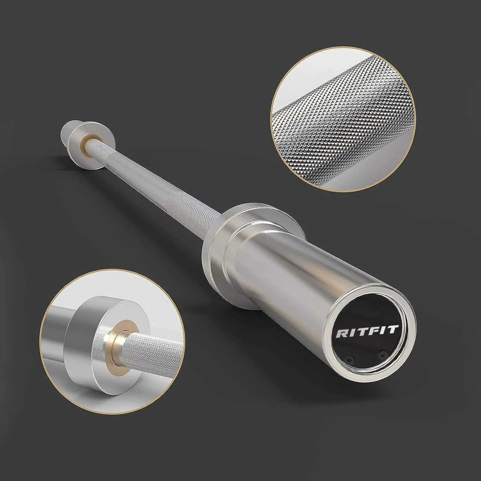 RitFit 4FT/5FT/6FT Straight Training Bar