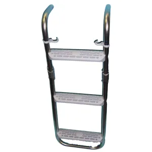 Stainless Folding Ladder - 3 step