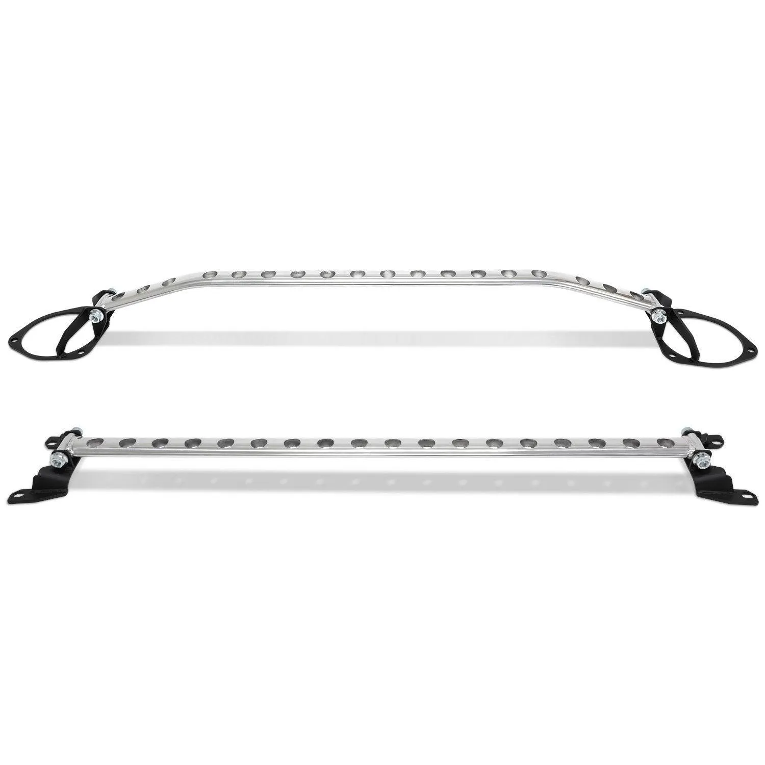 Strut Tower Bars - 2015-2021 Subaru WRX - Front & Rear with Holes - OVERSTOCK