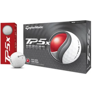 TaylorMade TP5x Golf Balls - 1 Dozen