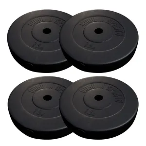 Vinyl Weight Plate Set - 4x 7.5KG