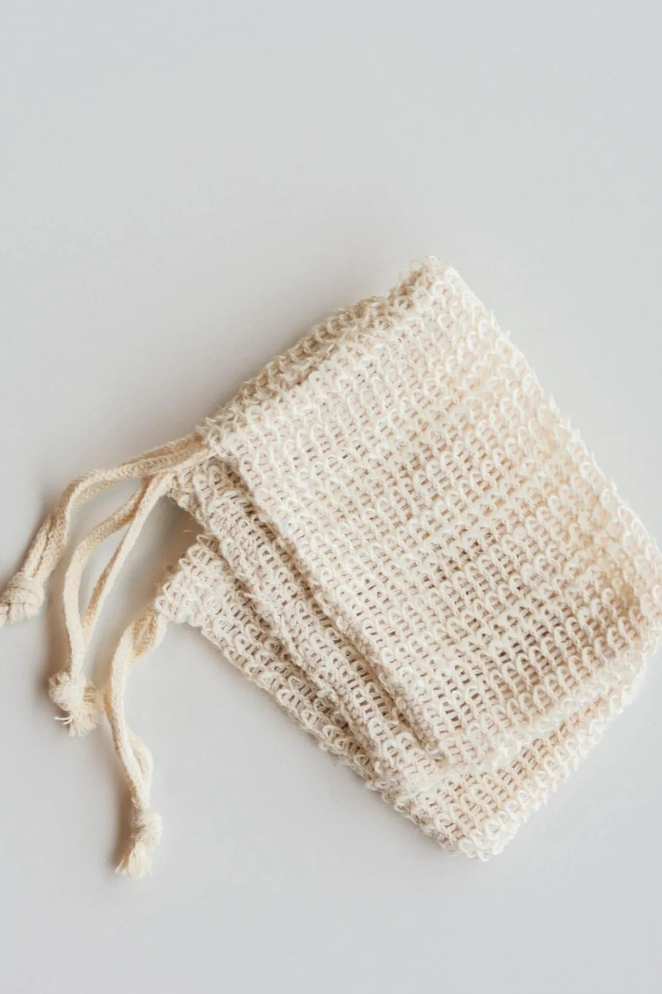 Woven Soap Bag - Set of 3